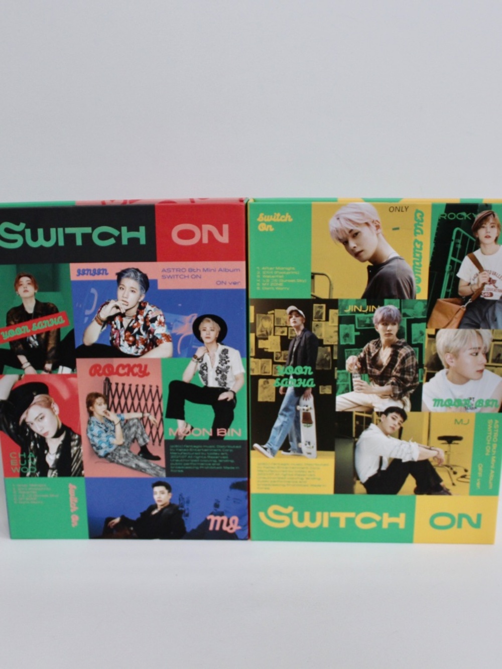 ASTRO 8th Mini Album SWITCH ON, On & Off version set w all Sanha inclusions KPOP